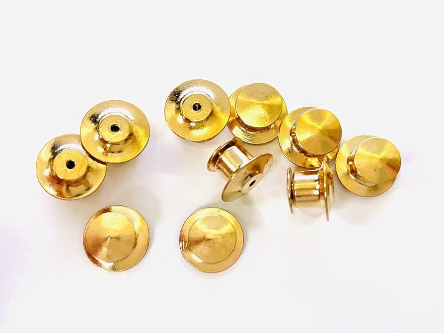 Amazon | 【10個入り】ピンバッジの留め具 ピンバッチの